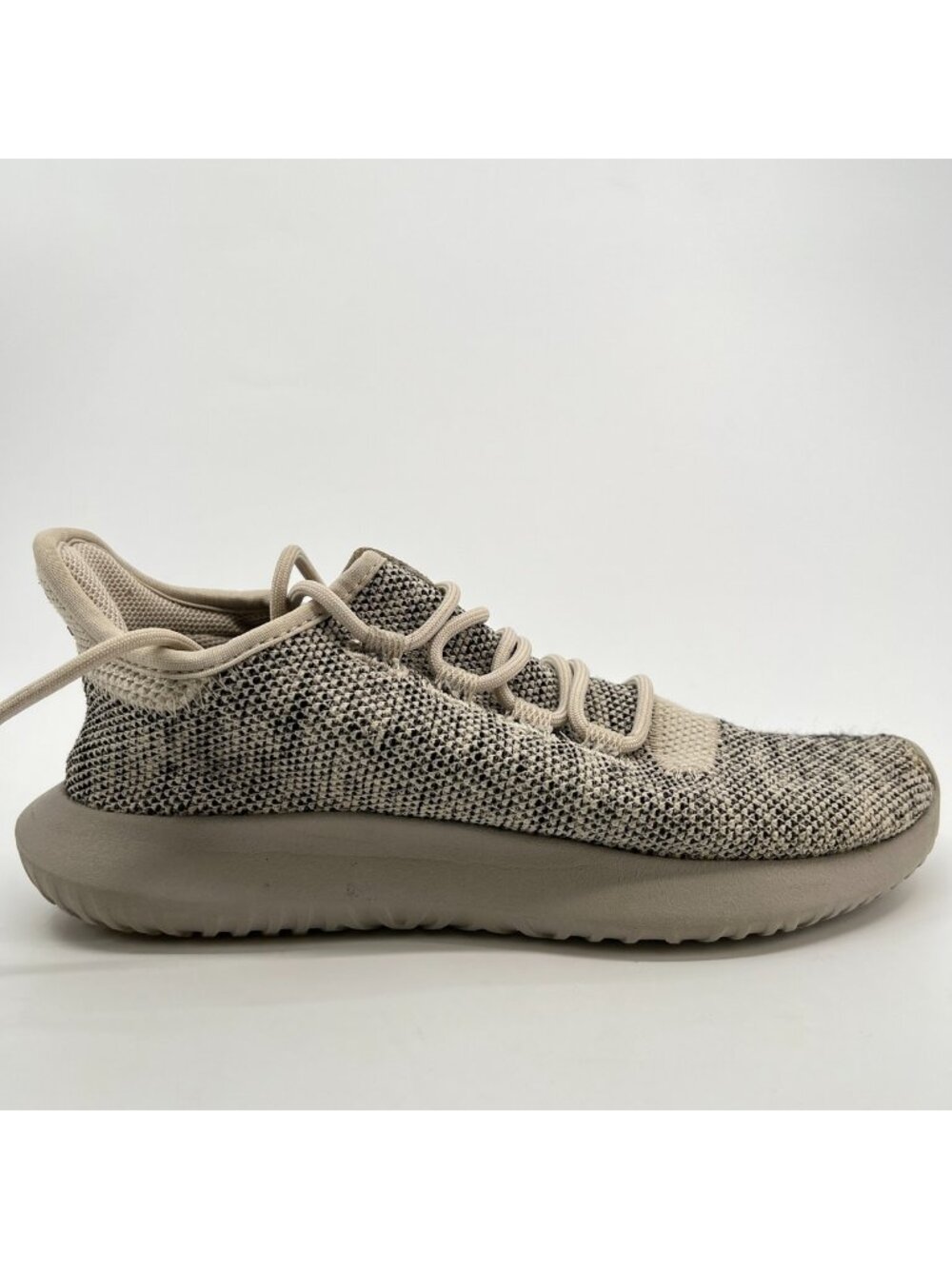 Adidas Tubular Shadow Knit Boys Size 5Y Clear Brown Beige Running Shoes Sneakers
